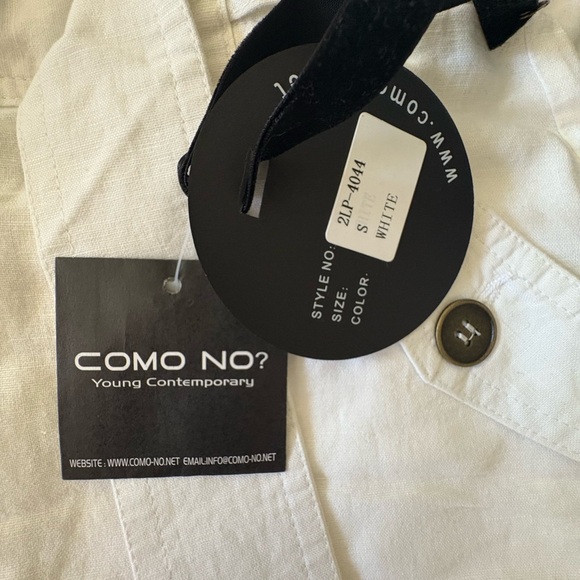 Wide Leg White Pants - Picture 4 of 6